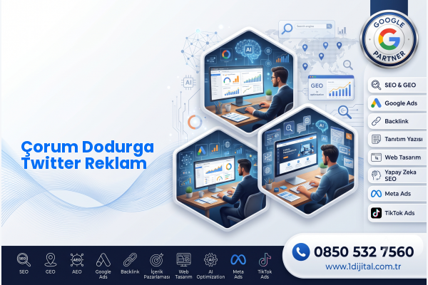 Çorum Dodurga Twitter Reklam — Dijital1 dijital pazarlama hizmeti görseli