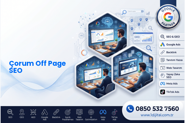 Çorum Off Page SEO — Dijital1 dijital pazarlama hizmeti görseli