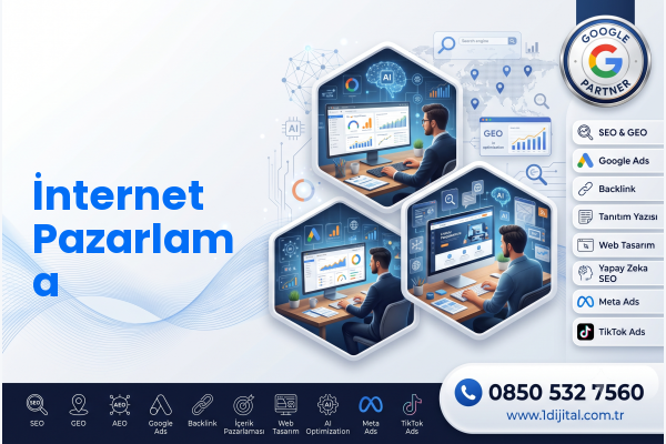 İnternet Pazarlama — Dijital1 dijital pazarlama hizmeti görseli