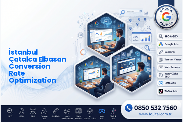 İstanbul Çatalca Elbasan Conversion Rate Optimization — Dijital1 dijital pazarlama hizmeti görseli