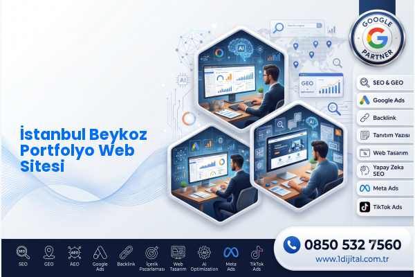 İstanbul Beykoz Portfolyo Web Sitesi — Dijital1 dijital pazarlama hizmeti görseli