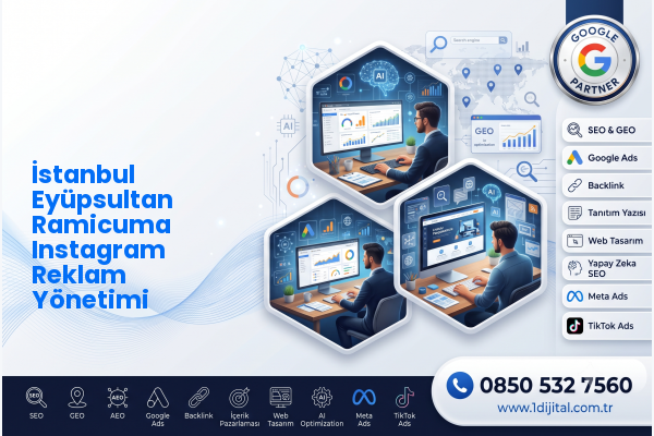 İstanbul Eyüpsultan Ramicuma Instagram Reklam Yönetimi — Dijital1 dijital pazarlama hizmeti görseli