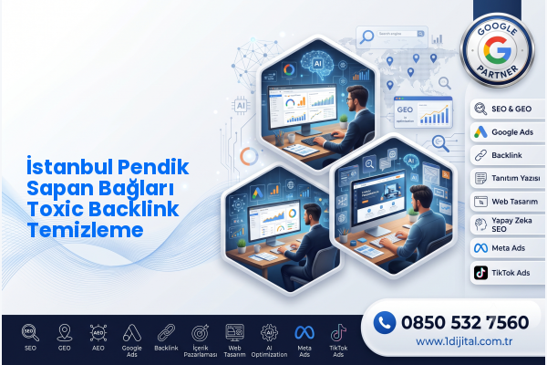 İstanbul Pendik Sapan Bağları Toxic Backlink Temizleme — Dijital1 dijital pazarlama hizmeti görseli