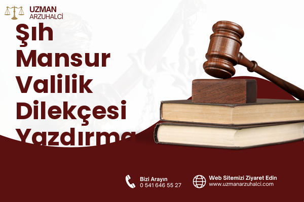 Şıh Mansur Valilik Dilekçesi Yazdırma - Merkez