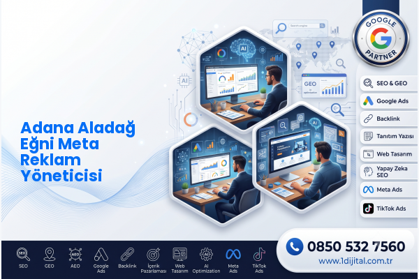 Adana Aladağ Eğni Meta Reklam Yöneticisi — Dijital1 dijital pazarlama hizmeti görseli