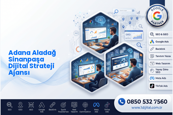 Adana Aladağ Sinanpaşa Dijital Strateji Ajansı — Dijital1 dijital pazarlama hizmeti görseli