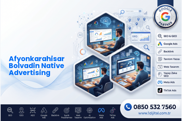 Afyonkarahisar Bolvadin Native Advertising — Dijital1 dijital pazarlama hizmeti görseli