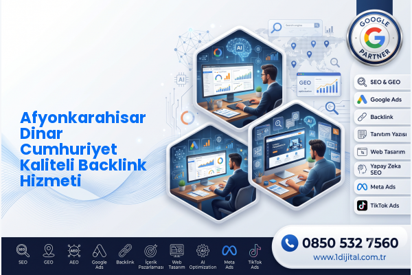 Afyonkarahisar Dinar Cumhuriyet Kaliteli Backlink Hizmeti — Dijital1 dijital pazarlama hizmeti görseli