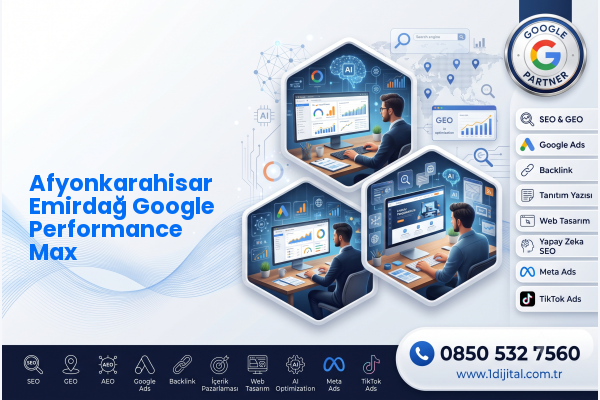 Afyonkarahisar Emirdağ Google Performance Max — Dijital1 dijital pazarlama hizmeti görseli