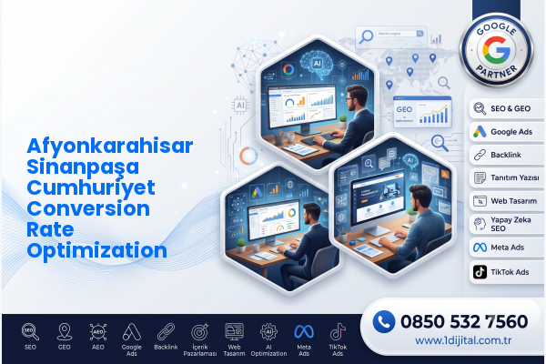 Afyonkarahisar Sinanpaşa Cumhuriyet Conversion Rate Optimization — Dijital1 dijital pazarlama hizmeti görseli