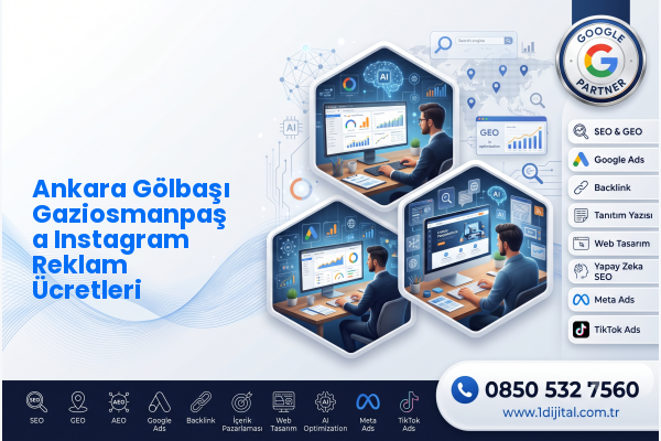 Ankara Gölbaşı Gaziosmanpaşa Instagram Reklam Ücretleri — Dijital1 dijital pazarlama hizmeti görseli