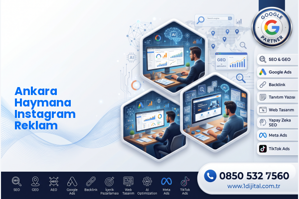Ankara Haymana Instagram Reklam — Dijital1 dijital pazarlama hizmeti görseli