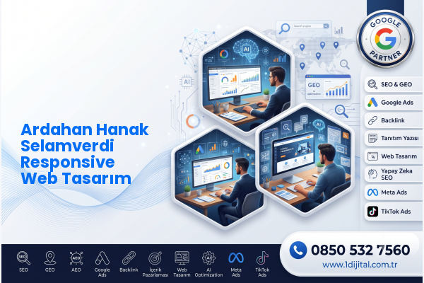 Ardahan Hanak Selamverdi Responsive Web Tasarım — Dijital1 dijital pazarlama hizmeti görseli