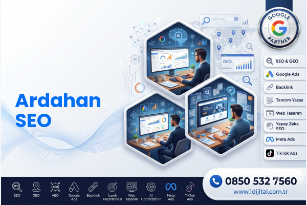 Ardahan SEO — Dijital1 dijital pazarlama hizmeti görseli
