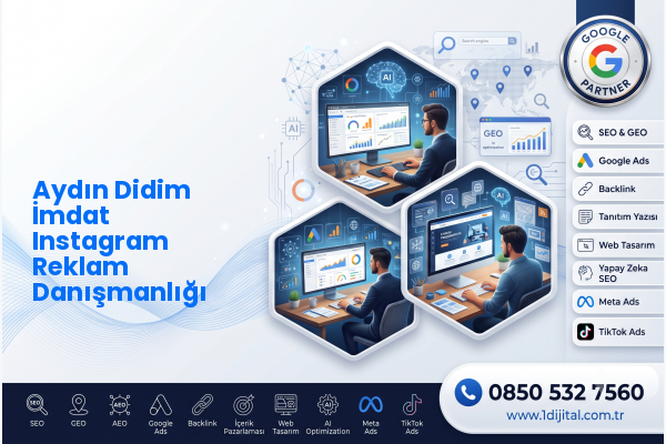 Aydın Didim İmdat Instagram Reklam Danışmanlığı — Dijital1 dijital pazarlama hizmeti görseli