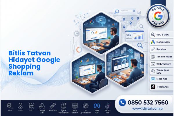 Bitlis Tatvan Hidayet Google Shopping Reklam — Dijital1 dijital pazarlama hizmeti görseli