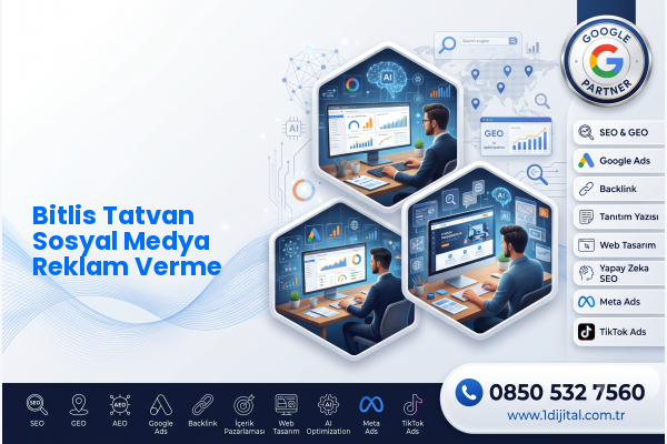 Bitlis Tatvan Sosyal Medya Reklam Verme — Dijital1 dijital pazarlama hizmeti görseli