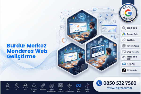 Burdur Merkez Menderes Web Geliştirme — Dijital1 dijital pazarlama hizmeti görseli
