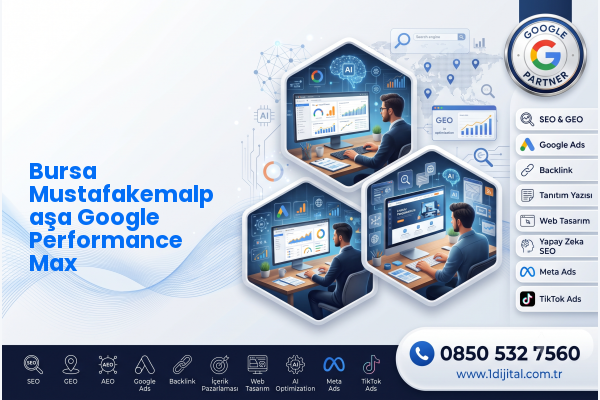 Bursa Mustafakemalpaşa Google Performance Max — Dijital1 dijital pazarlama hizmeti görseli