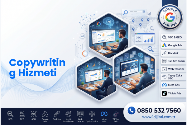 Copywriting Hizmeti — Dijital1 dijital pazarlama hizmeti görseli