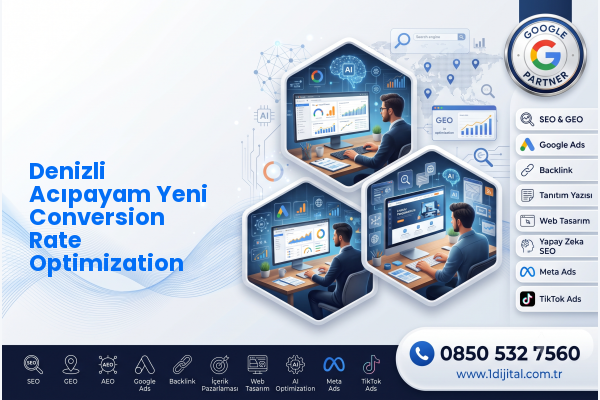 Denizli Acıpayam Yeni Conversion Rate Optimization — Dijital1 dijital pazarlama hizmeti görseli