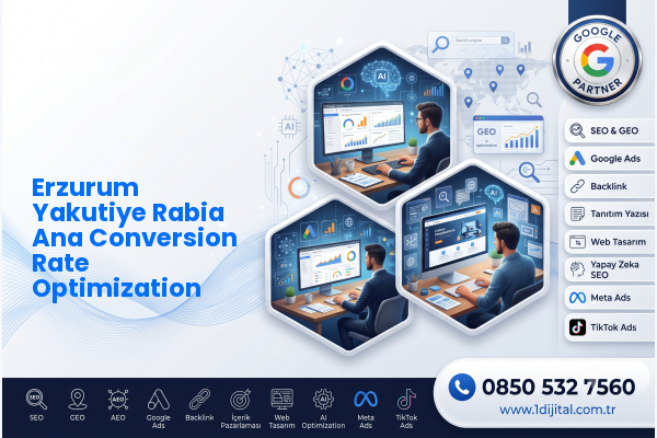 Erzurum Yakutiye Rabia Ana Conversion Rate Optimization — Dijital1 dijital pazarlama hizmeti görseli