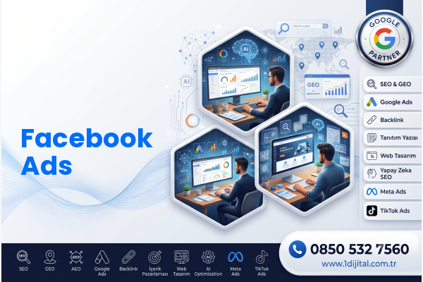Facebook Ads — Dijital1 dijital pazarlama hizmeti görseli