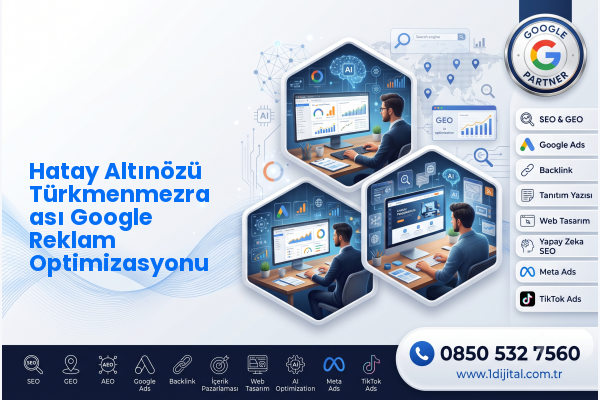 Hatay Altınözü Türkmenmezraası Google Reklam Optimizasyonu — Dijital1 dijital pazarlama hizmeti görseli