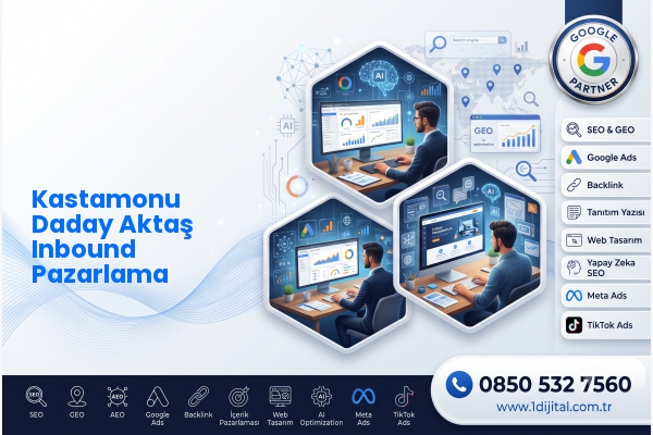 Kastamonu Daday Aktaş Inbound Pazarlama — Dijital1 dijital pazarlama hizmeti görseli