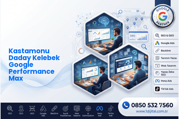 Kastamonu Daday Kelebek Google Performance Max — Dijital1 dijital pazarlama hizmeti görseli