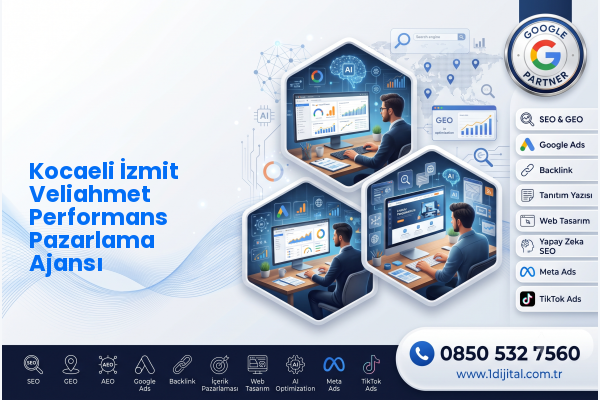 Kocaeli İzmit Veliahmet Performans Pazarlama Ajansı — Dijital1 dijital pazarlama hizmeti görseli