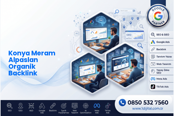Konya Meram Alpaslan Organik Backlink — Dijital1 dijital pazarlama hizmeti görseli