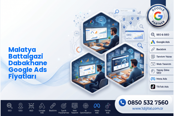 Malatya Battalgazi Dabakhane Google Ads Fiyatları — Dijital1 dijital pazarlama hizmeti görseli