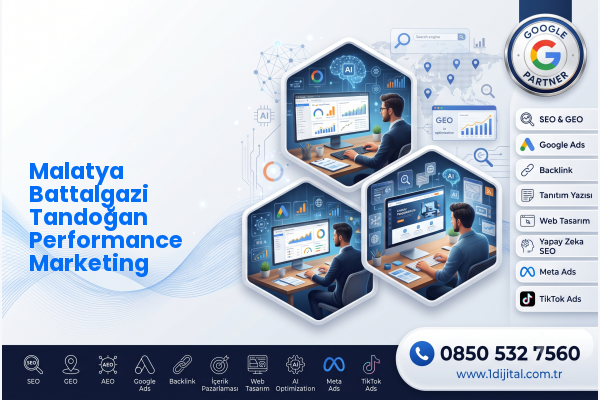 Malatya Battalgazi Tandoğan Performance Marketing — Dijital1 dijital pazarlama hizmeti görseli
