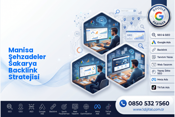 Manisa Şehzadeler Sakarya Backlink Stratejisi — Dijital1 dijital pazarlama hizmeti görseli