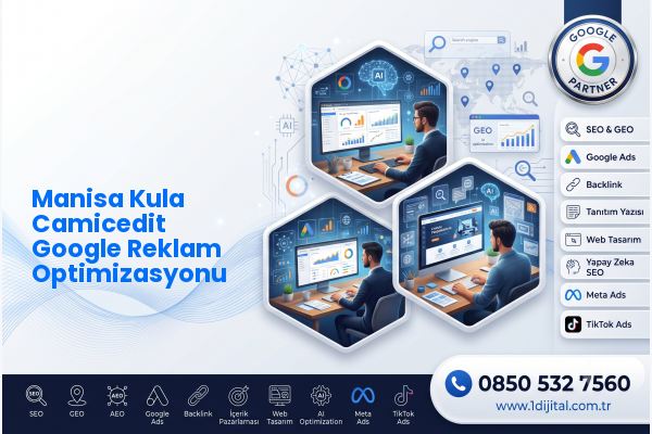 Manisa Kula Camicedit Google Reklam Optimizasyonu — Dijital1 dijital pazarlama hizmeti görseli