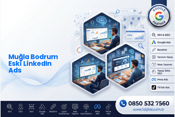 Muğla Bodrum Eski LinkedIn Ads — Dijital1 dijital pazarlama hizmeti görseli