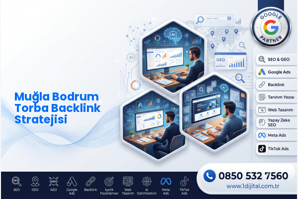 Muğla Bodrum Torba Backlink Stratejisi — Dijital1 dijital pazarlama hizmeti görseli