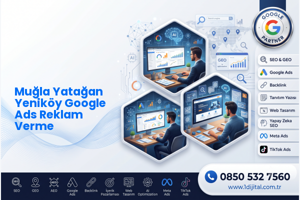 Muğla Yatağan Yeniköy Google Ads Reklam Verme — Dijital1 dijital pazarlama hizmeti görseli