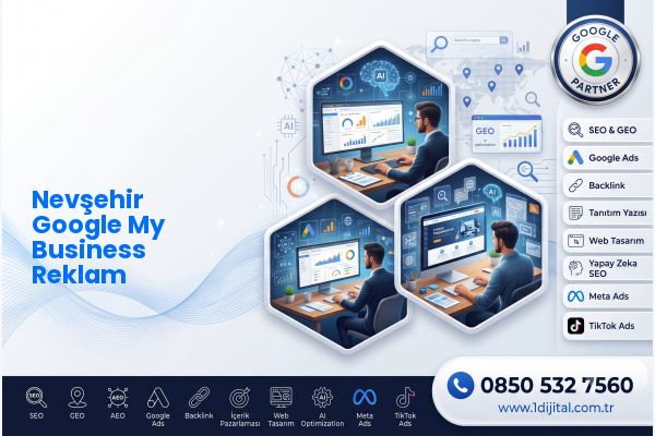 Nevşehir Google My Business Reklam — Dijital1 dijital pazarlama hizmeti görseli