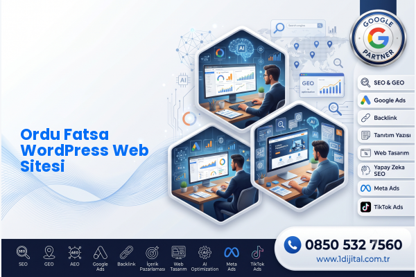 Ordu Fatsa WordPress Web Sitesi — Dijital1 dijital pazarlama hizmeti görseli