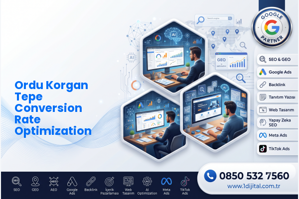 Ordu Korgan Tepe Conversion Rate Optimization — Dijital1 dijital pazarlama hizmeti görseli