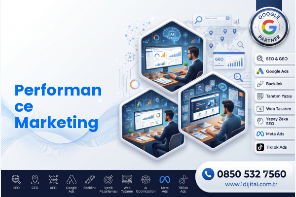 Performance Marketing — Dijital1 dijital pazarlama hizmeti görseli
