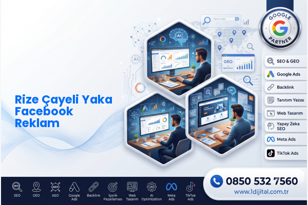 Rize Çayeli Yaka Facebook Reklam — Dijital1 dijital pazarlama hizmeti görseli