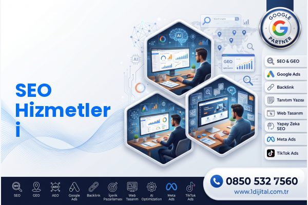 SEO Hizmetleri — Dijital1 dijital pazarlama hizmeti görseli