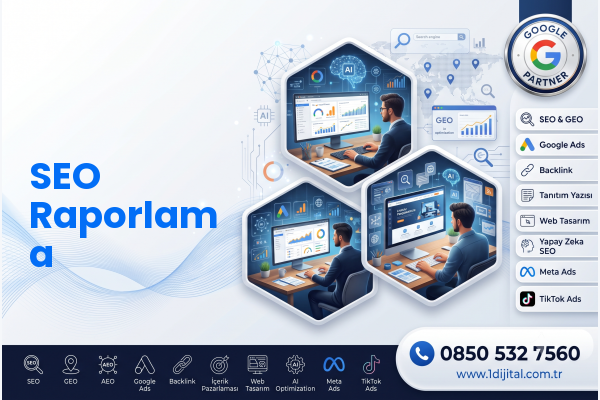 SEO Raporlama — Dijital1 dijital pazarlama hizmeti görseli