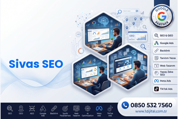Sivas SEO — Dijital1 dijital pazarlama hizmeti görseli