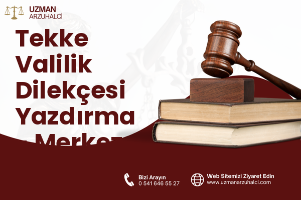 Tekke Valilik Dilekçesi Yazdırma - Merkez