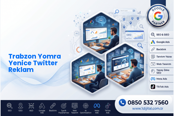 Trabzon Yomra Yenice Twitter Reklam — Dijital1 dijital pazarlama hizmeti görseli
