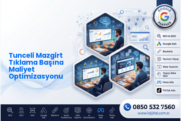 Tunceli Mazgirt Tıklama Başına Maliyet Optimizasyonu — Dijital1 dijital pazarlama hizmeti görseli
